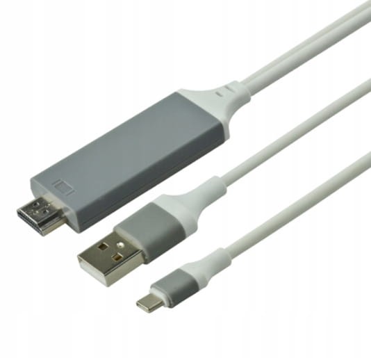 Adapter Kabel Lightning HDMI FHD USB iPhone iPad - zdjęcie 3