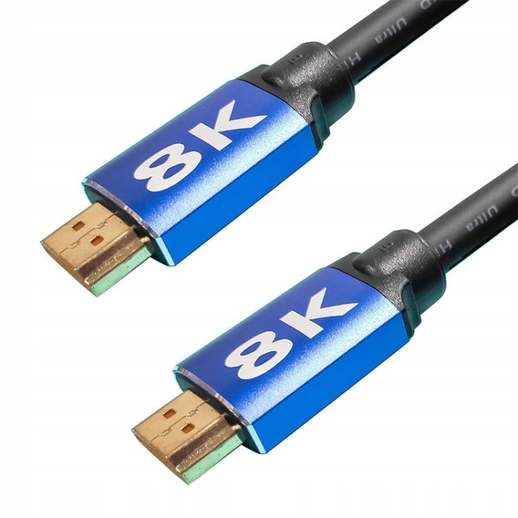 Kabel HDMI 2.1 Przewód 4K 144 Hz 8K 60Hz HDR 2m - zdjęcie 4