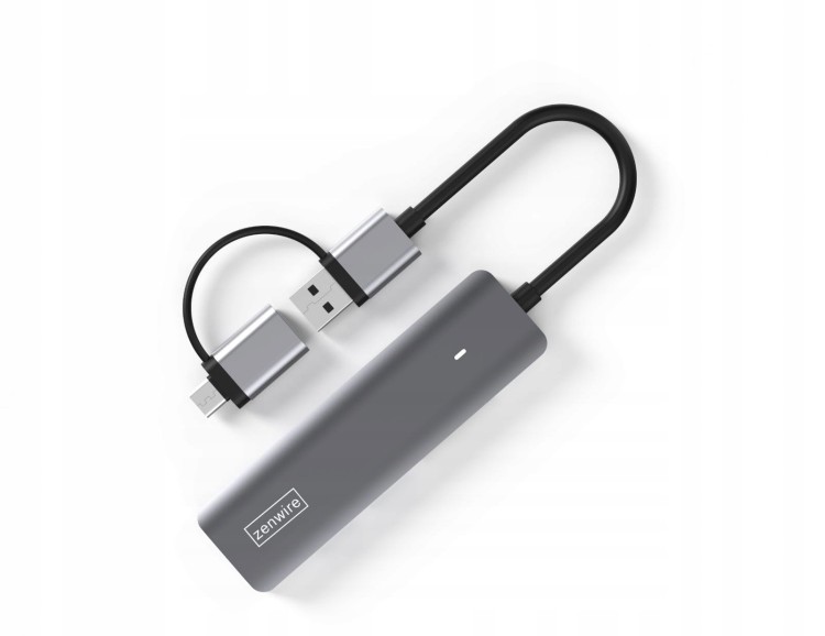 HUB USB-C 7W1 Zenwire BS-HC502 - zdjęcie 5