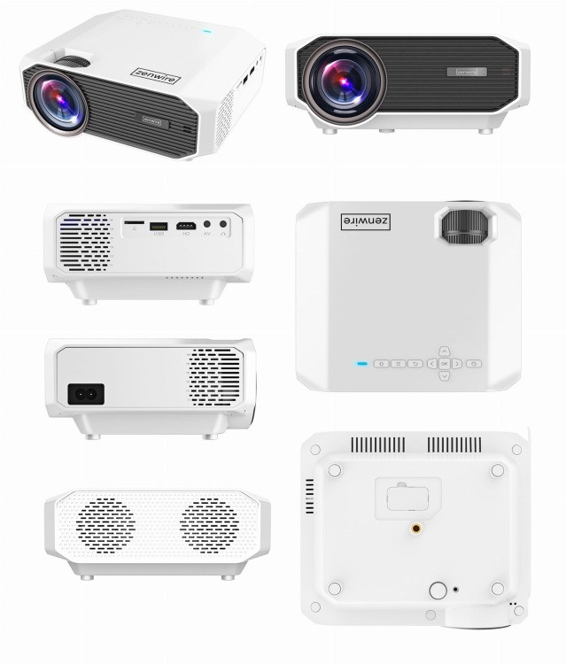 Mini Projektor WiFi Przenośny Zenwire E450S - zdjęcie 10