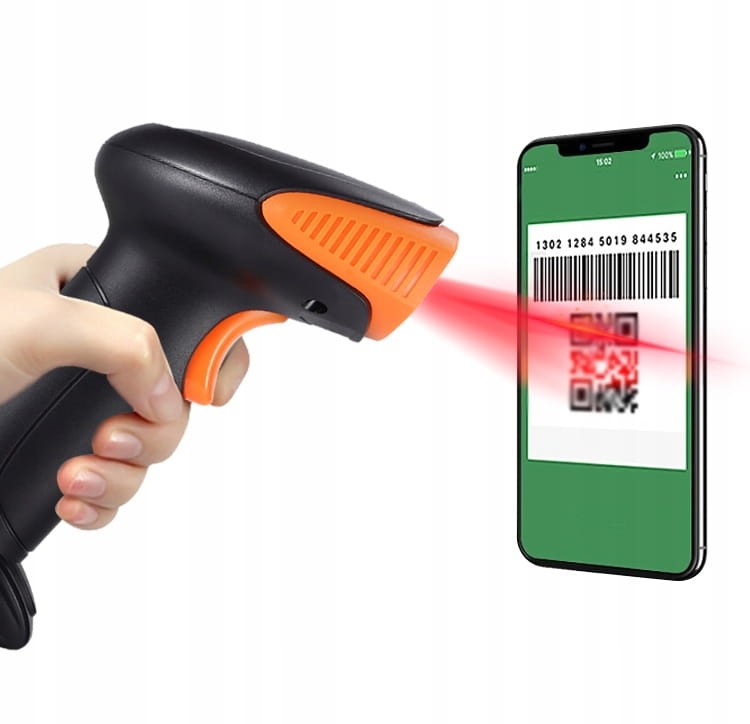 Czytnik Skaner Kodów Kreskowych i QR USB BEZPRZEWODOWY 1D 2D WiFi Zenwire W213 - zdjęcie 3