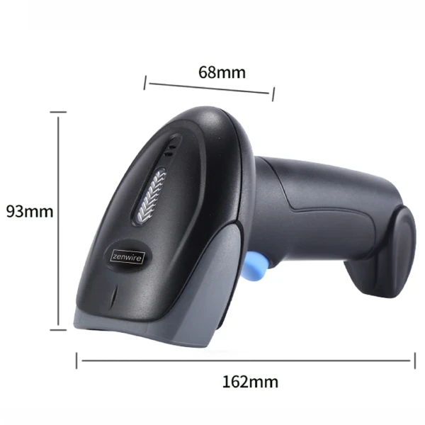 Czytnik Skaner Kodów Kreskowych EAN USB Bezprzewodowy 1D Ręczny Zenwire WJ13 - zdjęcie 6