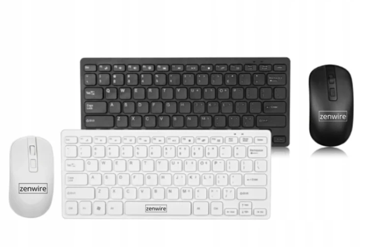 klawiatura-i-myszka-zenwire-zestaw-2.webpKLAWIATURA I MYSZKA BEZPRZEWODOWA MYSZ ZESTAW USB MINI SLIM do laptopa TV PC - zdjęcie 2