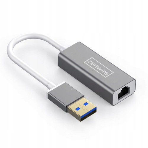Adapter USB 3.0 Ethernet Zenwire - zdjęcie 1