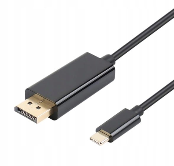 KABEL ADAPTER MHL USB-C DisplayPort 4K 60 HZ 1,8M Thunderbolt 3.0 zenwire - zdjęcie 1