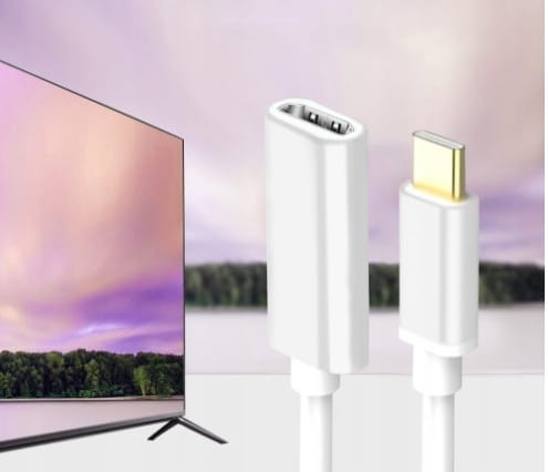 KABEL ADAPTER USB-C 3.1 TYP C DO HDMI 4K MHL Zenwire - zdjęcie 3